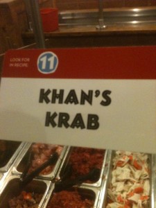 Crab is good food. Krab, however, is far more vague.